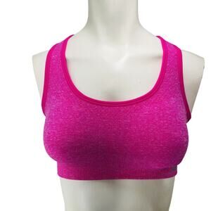 New Balance Women's Sports Bra Size Small Pink Stretch Padded Racerback